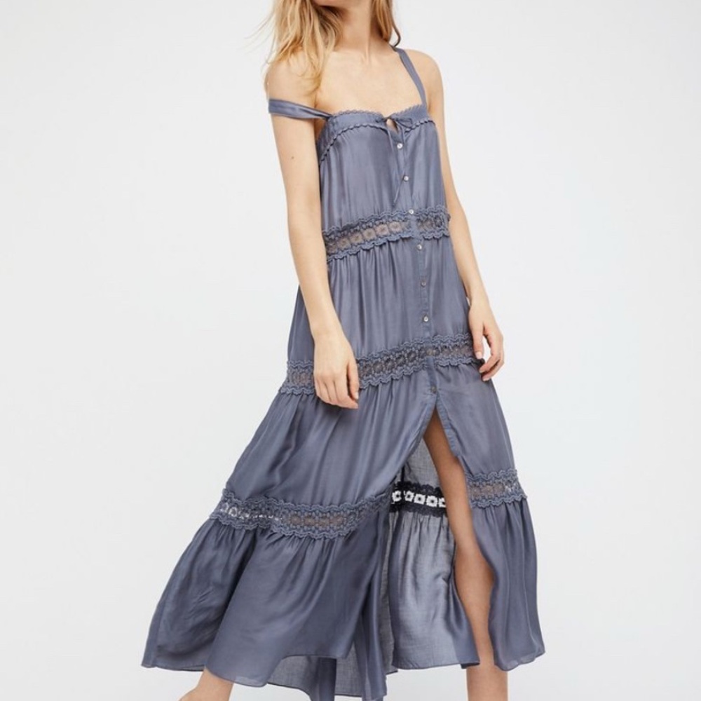 Free People Adella Slip Maxi Dress